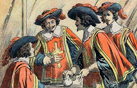 Portada Libro, Los tres mosqueteros