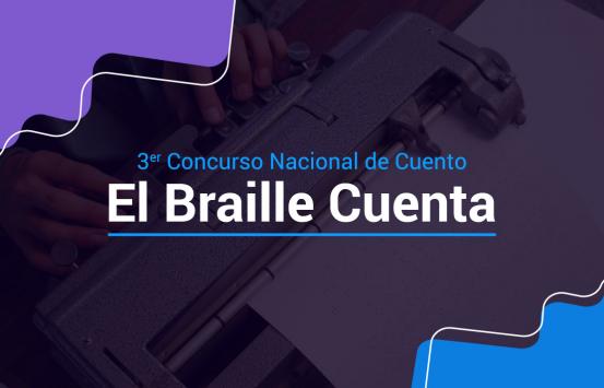 Logo, concurso de cuento "El Braille cuenta"