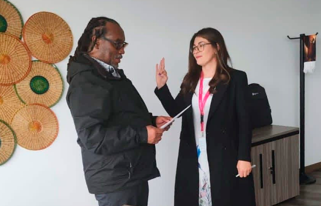 Andrea Carolina Chacón, directora del INCI, participa en el acto de nombramiento por el ministro Carlos Rosero, del Ministerio de Igualdad y Equidad