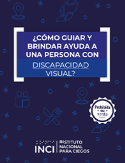 Portada Cartilla ¿Cómo guiar y brindar ayuda a una persona con discapacidad visual?