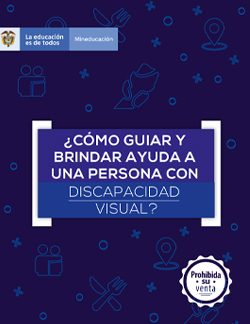 Imagen - Portada Cartilla ¿Cómo guiar y brindar ayuda a una persona con discapacidad visual?