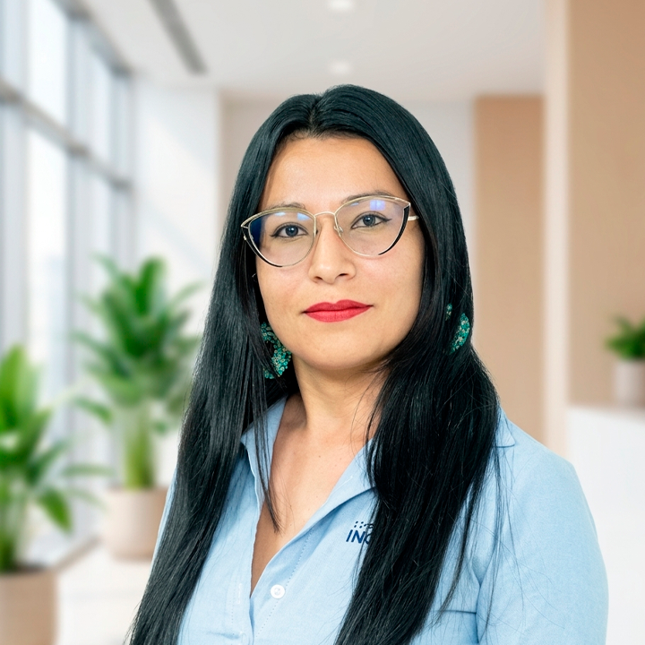 Fotografía de Edna Viviana Vega Ortiz, Coordinadora Grupo de Gestión Administrativa y Financiera del Instituto Nacional para Ciegos