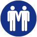 Dos personas tomadas de las manos