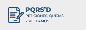 Botón, peticiones quejas y reclamos