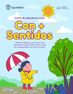 Imagen - Portada Cartilla de estimulación visual Con + Sentidos
