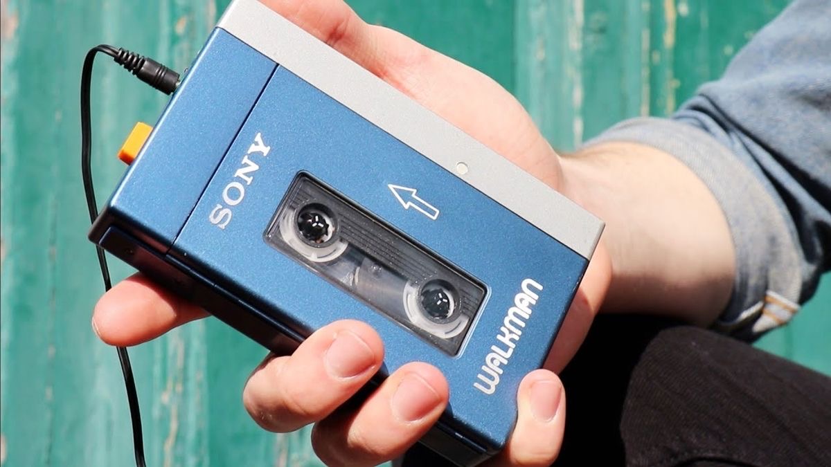 walkman con audífonos 