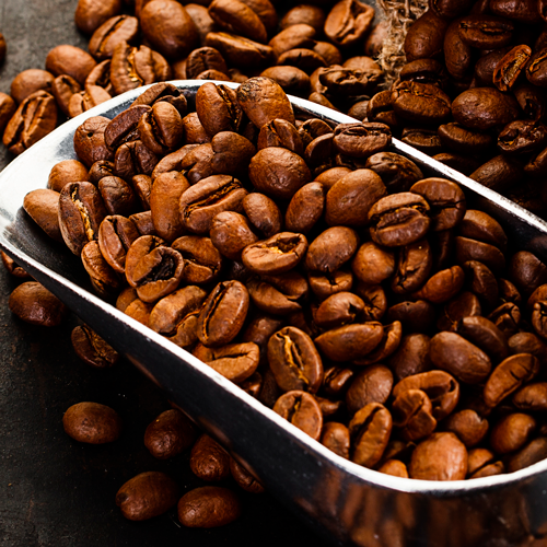 Fotografía, Granos de café