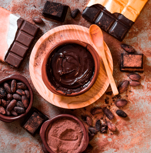 Fotografía, Chocolate en diferentes presentaciones