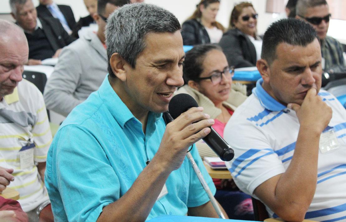 Fotografía, encuentro nacional de organizaciones de personas con discapacidad visual