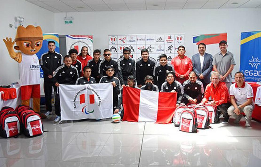 Futbolistas Peruanos con discapacidad visial