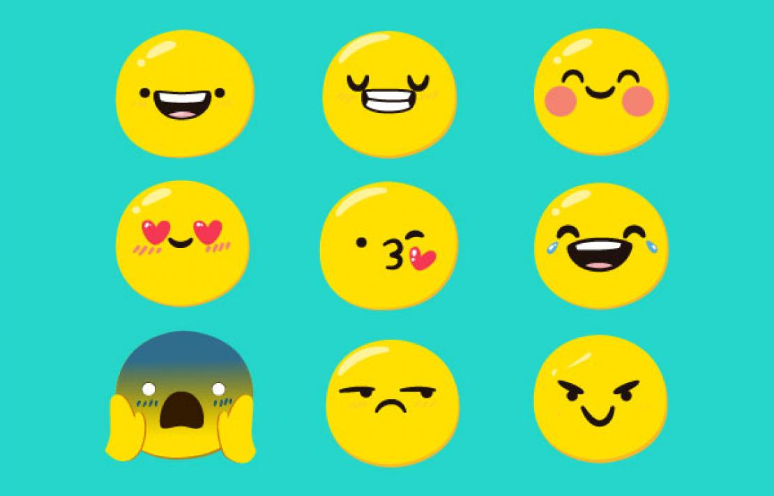 6 emojis caritas