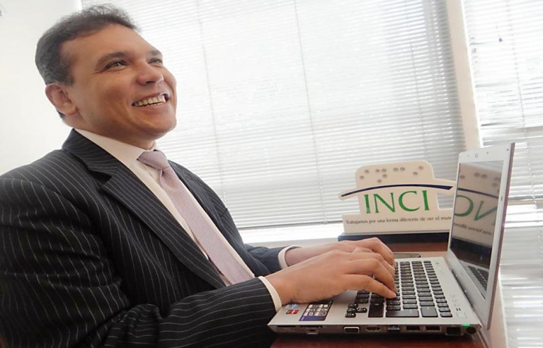 Fotografía del director general del INCI, Carlos Parra Dussan