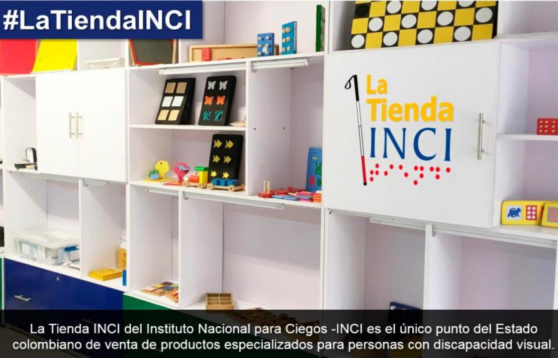 estand de la tienda INCI
