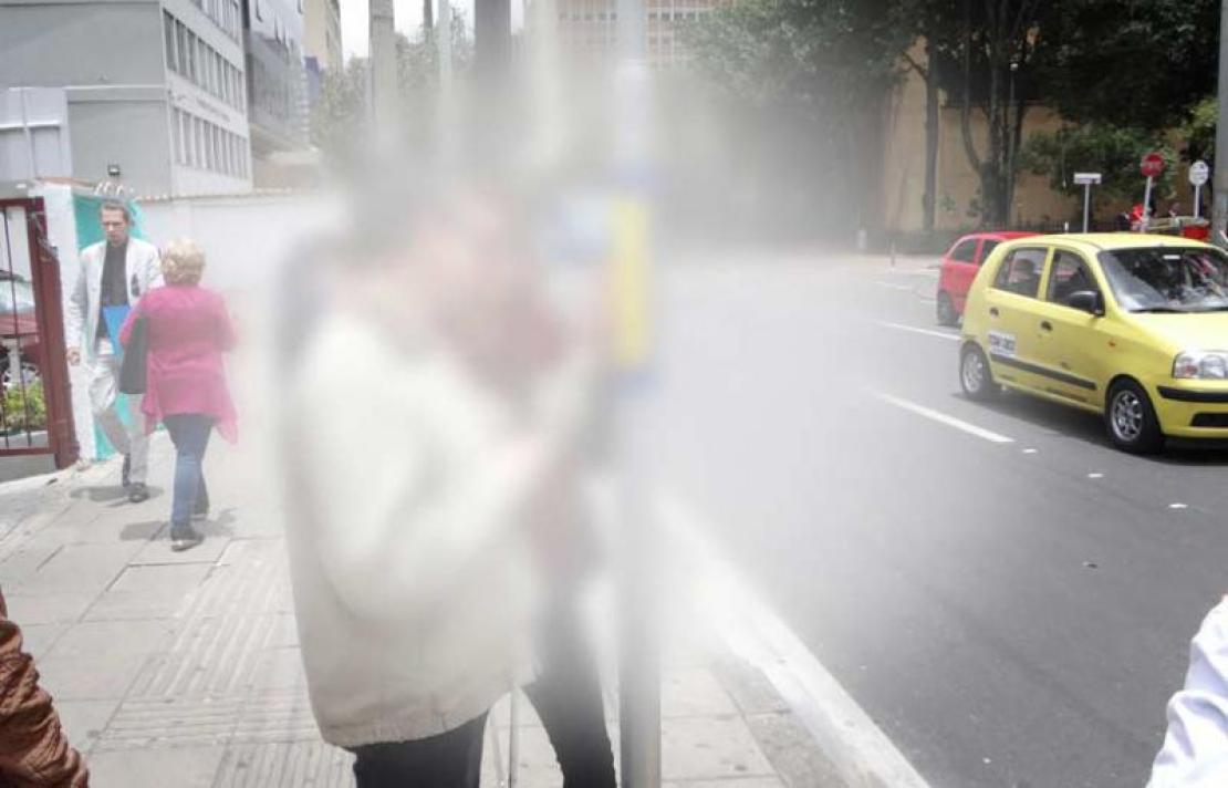 Imagen visión con glaucoma