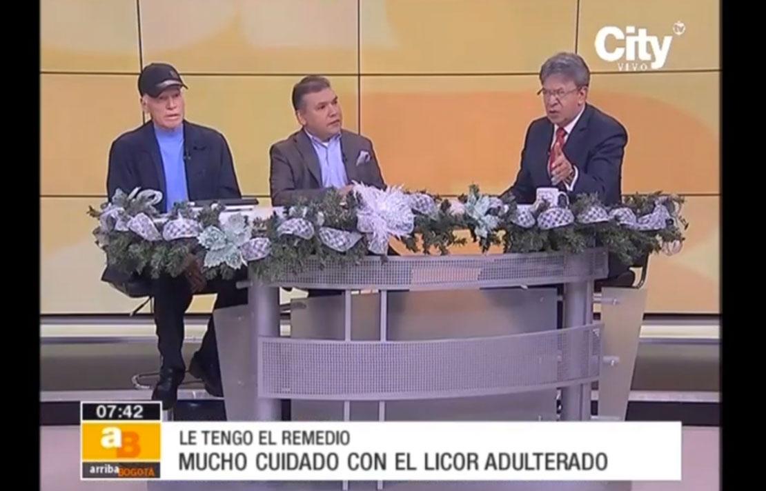 Carlos parra dussan y José Audelino en City Tv