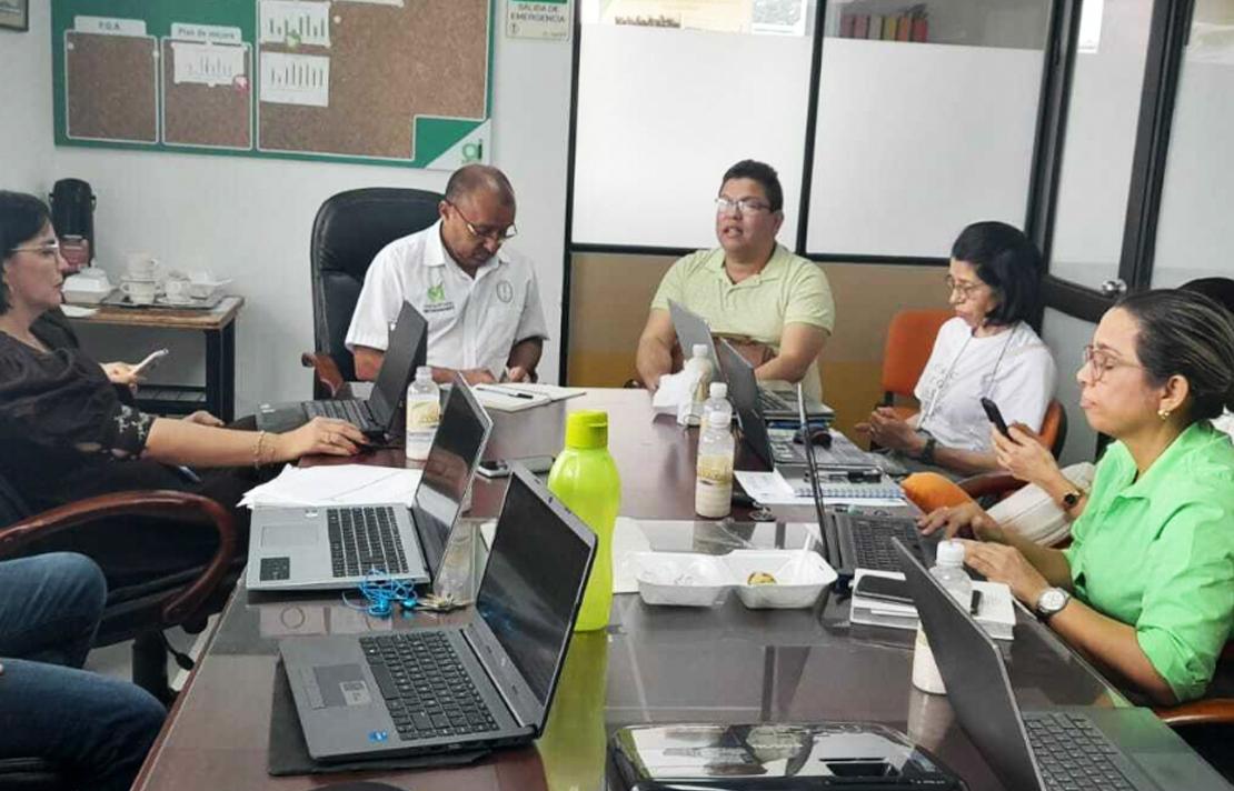 El INCI y la Secretaria de Educación Departamental de Córdoba brindando asistencia técnica