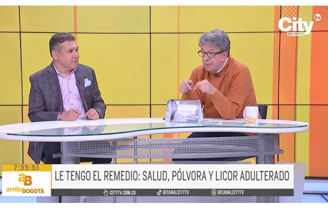 el Director del INCI, Carlos Parra Dussan participó en el programa Le Tengo El Remedio junto al doctor Carlos Francisco Fernández para hacer un llamado y evitar el uso de pólvora
