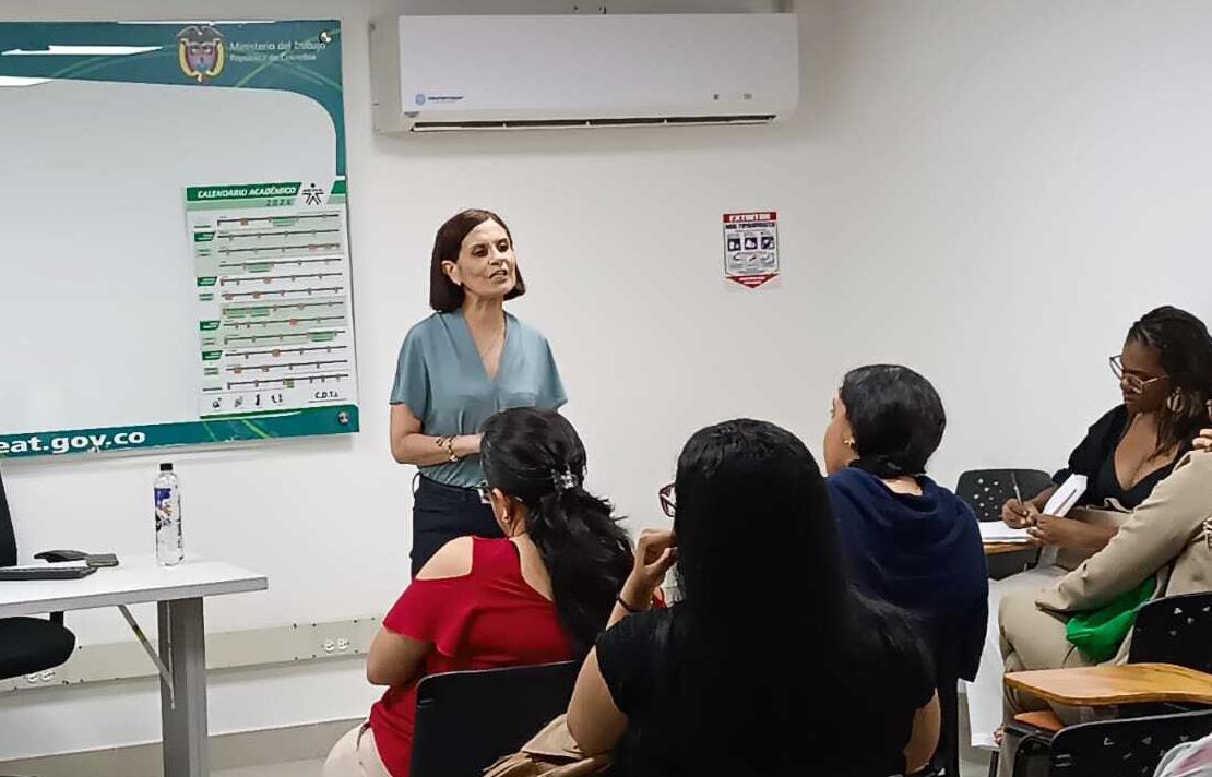 La funcionaria Rosario Yepes, del Grupo de Gestión Interinstitucional, visitó las ciudades de Cali y Palmira haciendo asistencia técnica a las entidades