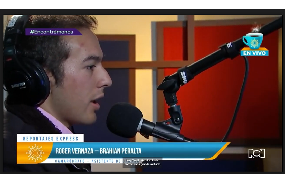 Camilo Granica en el programa Mañana Express de RCN