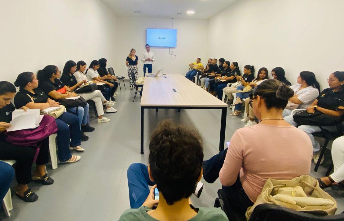 Taller Discapacidad Visual - línea técnica para la atención educativa a estudiantes con DV - Equipo docentes de apoyo (Operador CODETEC) y profesionales con funciones de tiflología SED Barranquilla