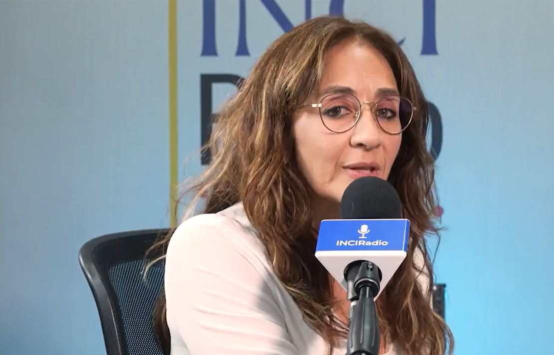 Martha Gomez, funcionaria del INCI, en su intervención en la Rendición de cuentas INCI 2025, hablando de las líneas estratégicas del Instituto