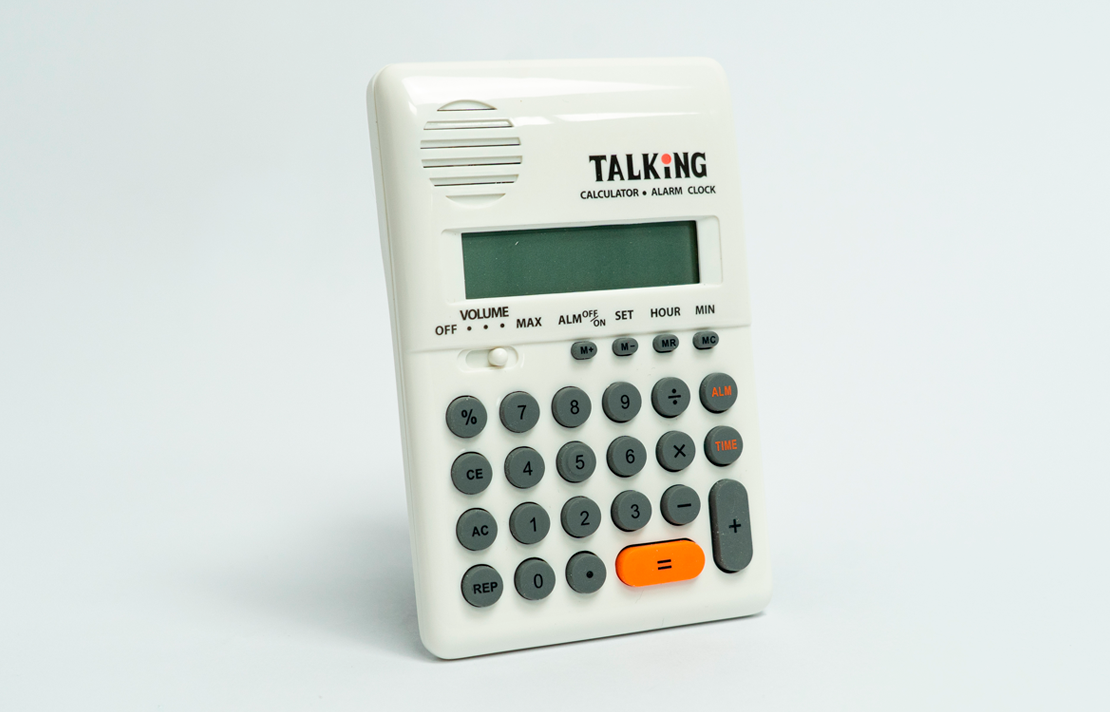 Calculadora parlante de mesa