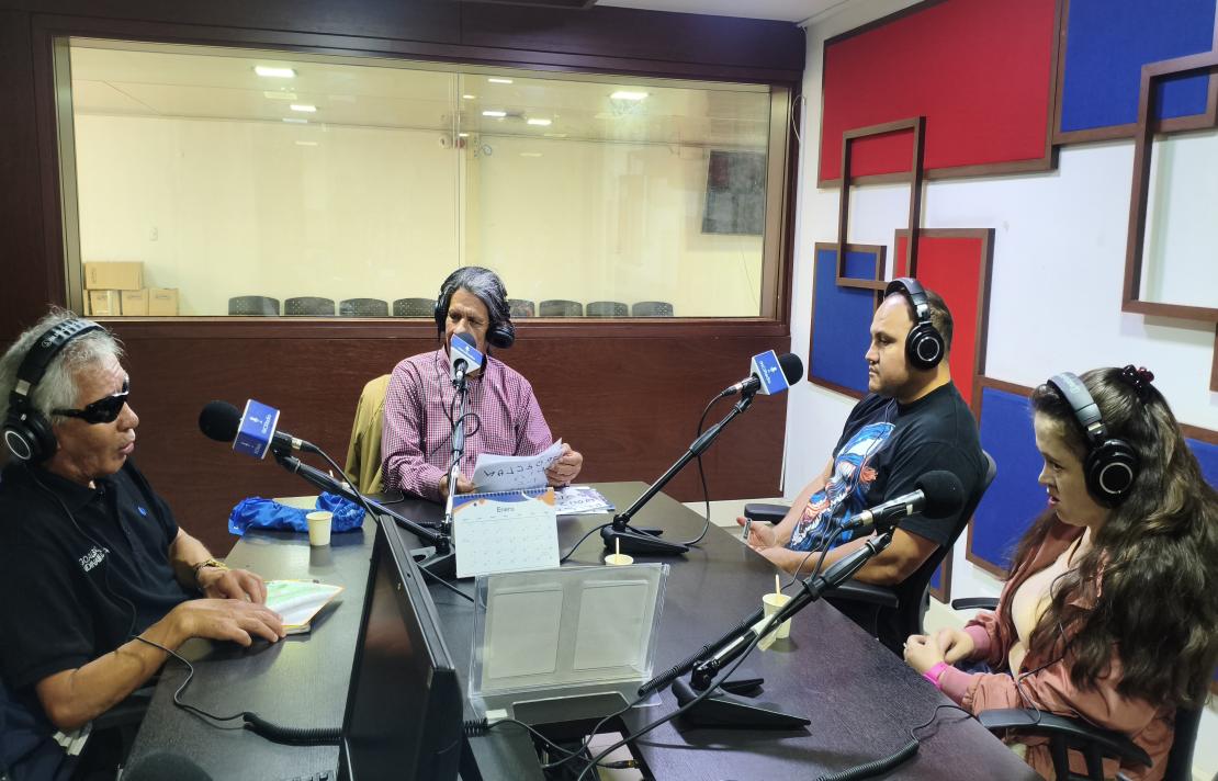 equipo balón sonoro en cabina de inciradio
