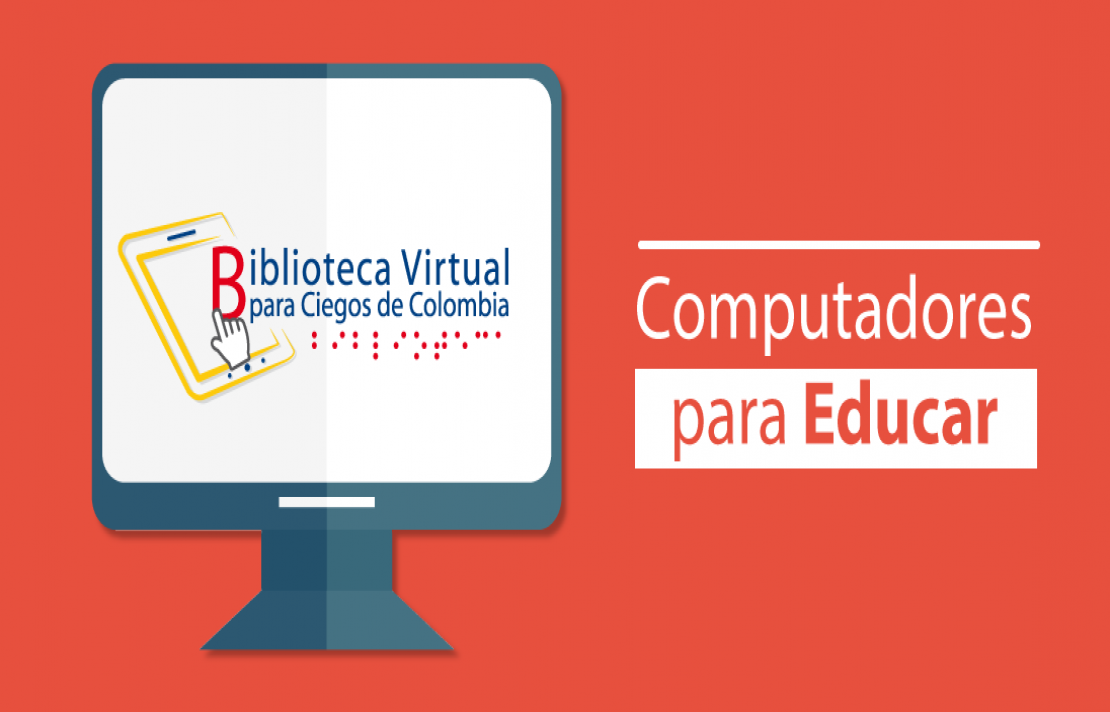 Banner con el logo de la Biblioteca Virtual y el texto: Computares para Educar
