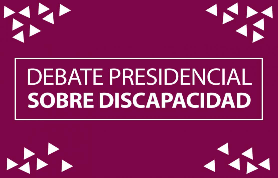 Texto en imagen "Debate Sobre discapacidad"