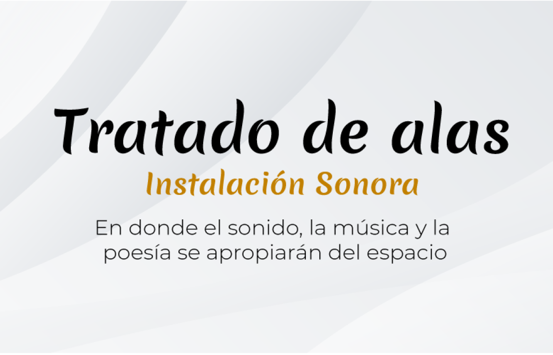 Tratado de alas, Instalación sonora
