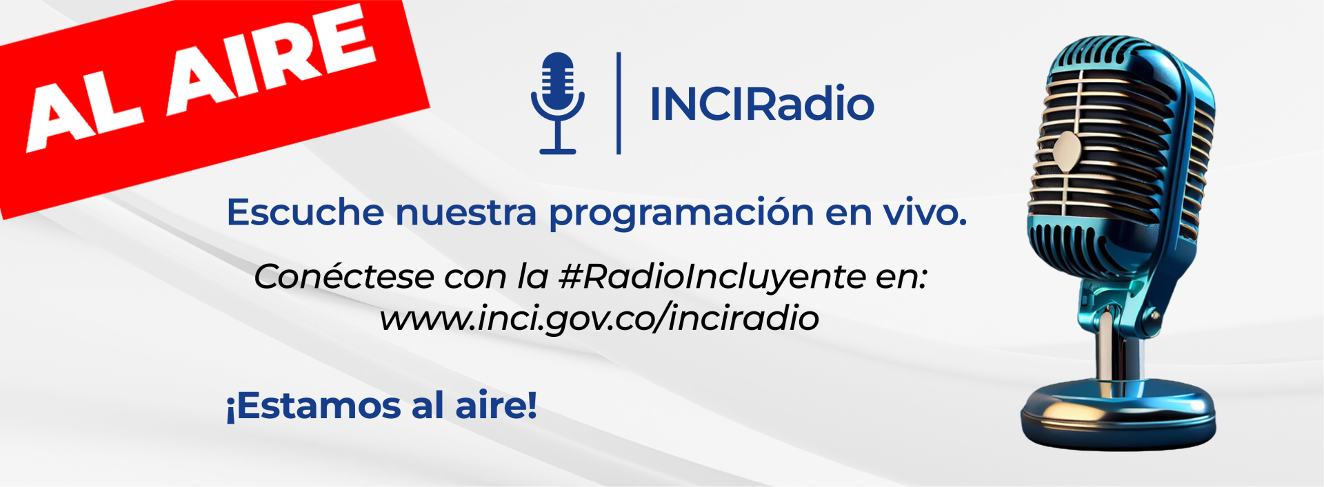 INCIRadio AL AIRE, escuche nuestra programación en vivo www.inci.gov.co/inciradio