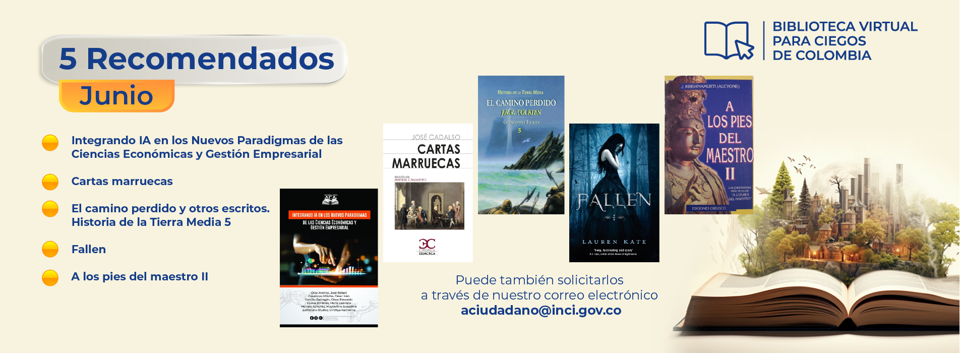 Libros recomendados para el mes de junio