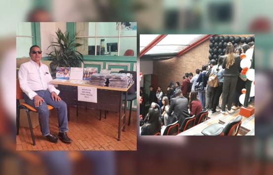 Fotografía, Hermes armando Celis en el Stand del INCI