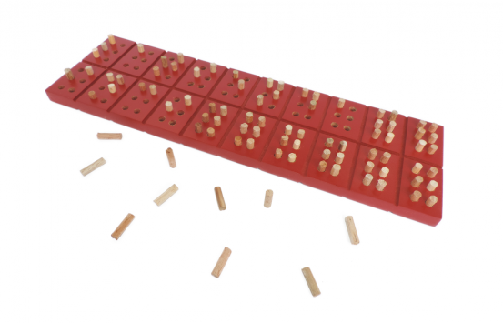 Fotografía, Regleta Braille Doble Renglon