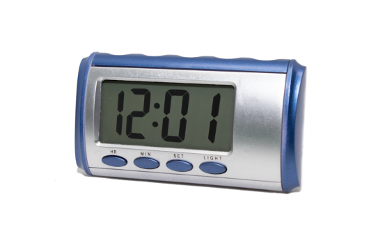 Fotografía, Reloj de mesa curvo