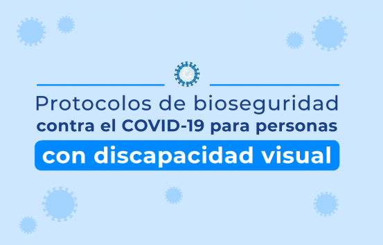 Imagen, Protocolos de bioseguridad contra el covid 19 en personas con discapacidad visual