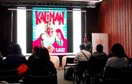 Fotografía, Personas con discapacidad visual en un auditorio