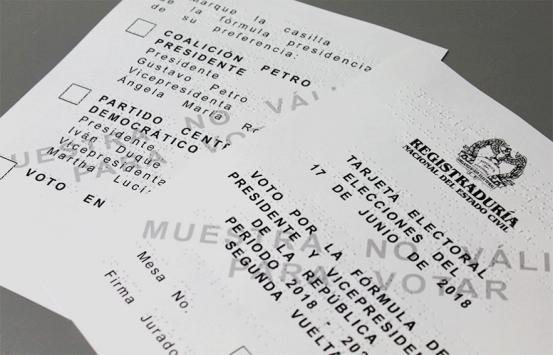 fotografía, Tarjetones en Braille