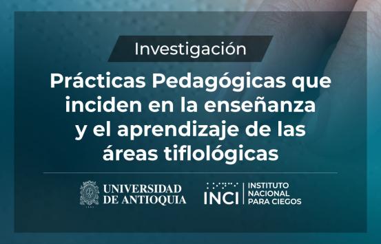 Imagen, Prácticas pedagógicas que inciden en la enseñanza y el aprendizaje de las áreas tiflologicas