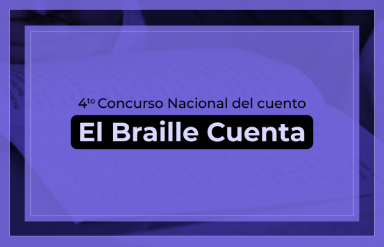 Imagen, Logo concurso nacional de braille, el braille cuenta