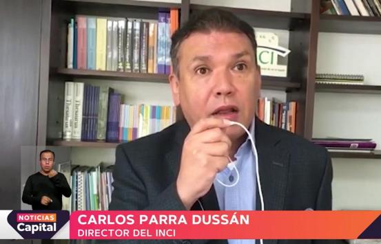 Captura de pantalla - Doctor Carlos Parra Dussan en entrevista con Canal Capital