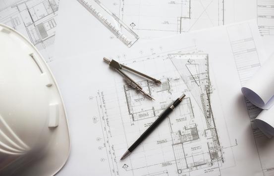 Imagen - Planos y elementos de arquitecto para construcción