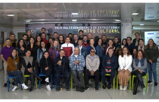 Grupo de funcionarios del INCI... Feliz cumpleaños