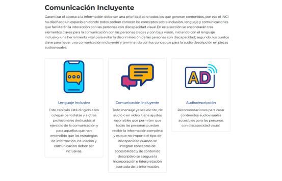 Portal Comunicación Incluyente INCI