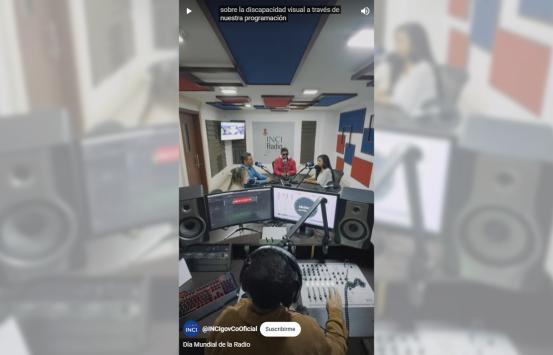 Captura de pantalla video INCIRadio - Día Mundial de la Radio