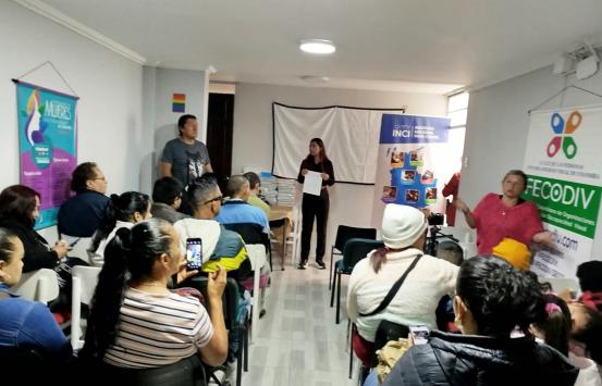 Encuentro de personas con discapacidad visual de diferentes regiones del país realizado por el INCI