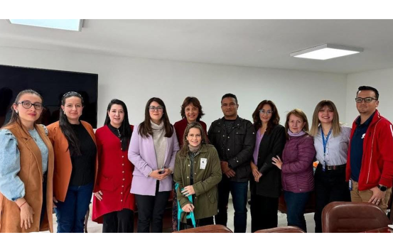 Funcionarios del INCI, acompañados por funcionarios del Ministerio de Educación Nacional y la Universidad Nacional de Colombia.