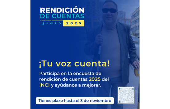 ¡Tu voz cuenta! Rendición de cuentas 2025 - INCI