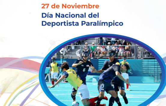 27 de noviembre - Día Nacional del Deportista Paralímpico, en la imagen se ve la selección colombiana de fútbol Paralímpico, en un partido del mundial de la disciplina, enfrentando al seleccionado japones
