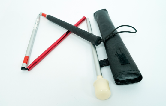 Bastón nacional reflectivo deslizador giratorio 125cm